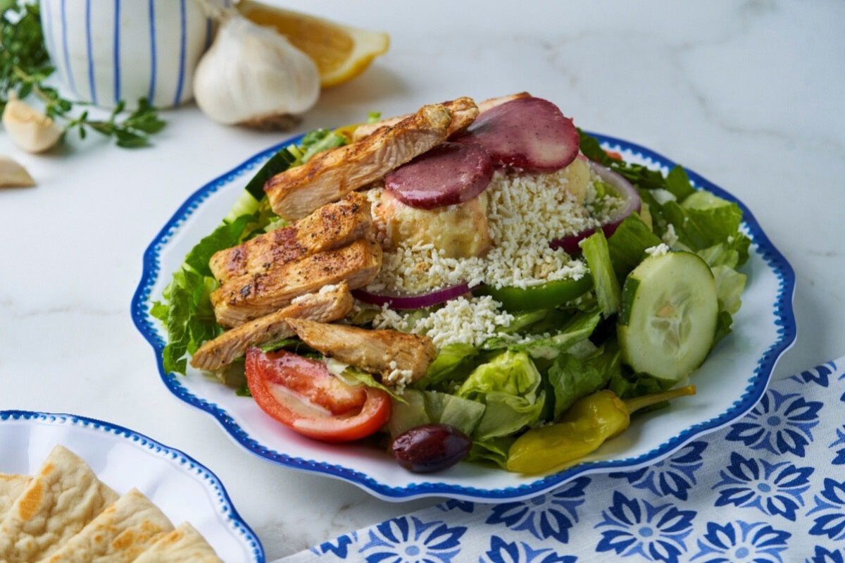 Best healthy lunch option in Winter Garden FL at Little Greek Fresh Grill on Daniels Road