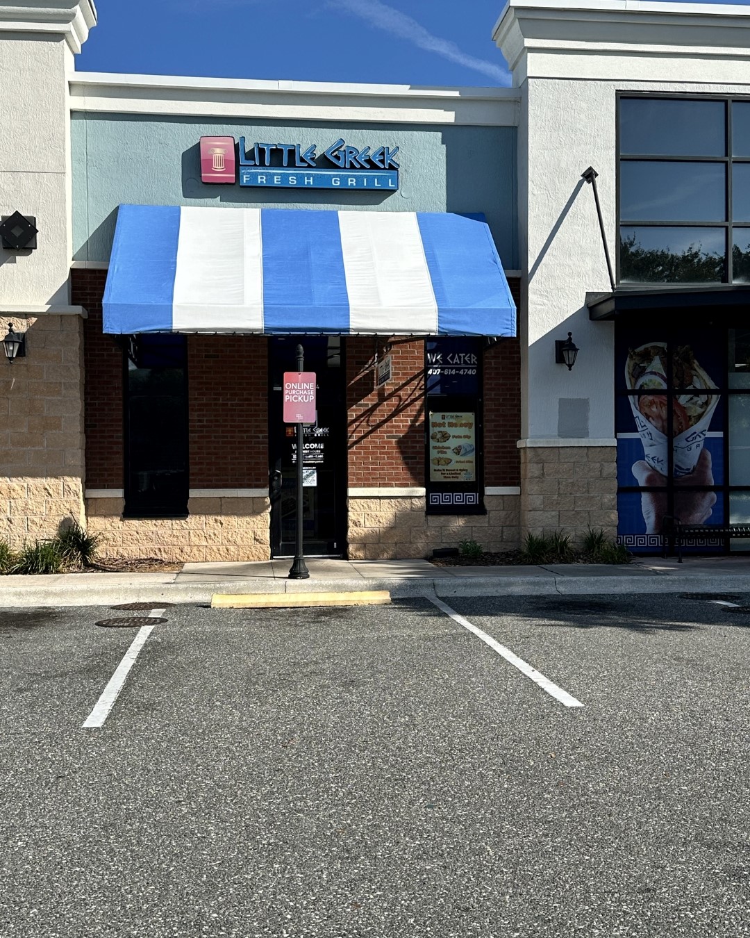 Little Greek Fresh Grill inside Winter Garden Village on Daniels Road Winter Garden FL